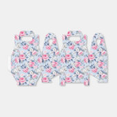 Esthetische Shabby Chique Roze Rozen Naadloos Patr Bedankdoosjes (Uitgevouwen)