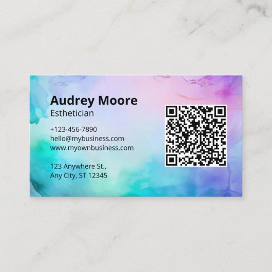 Esthetische Sjablonen Logo Visitekaartje (Voorkant)