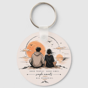 Esthetische sleutelhanger voor koppels/sierad