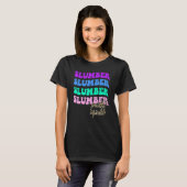 Esthetische Slumber Party Squad Matching Sleepover T-shirt (Voorkant volledig)