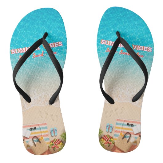 Esthetische strand zomer heren slippers teenslippers (Voetbed)