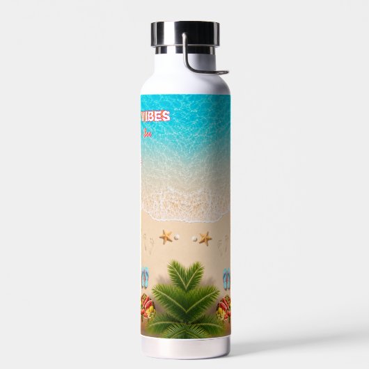 Esthetische strand zomer waterfles (Links)