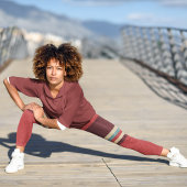  esthetische streep leggings