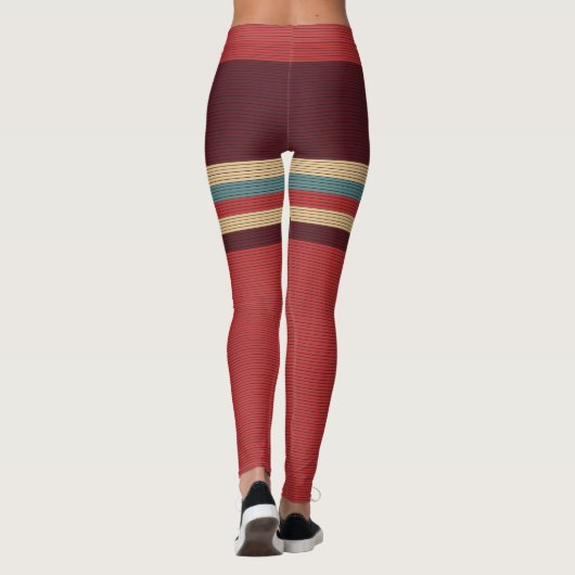  esthetische streep leggings (Achterkant)