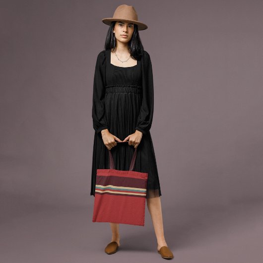 esthetische strips tote bag