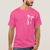 Esthetische trendy roze Coquette Bow T-shirt (Voorkant)