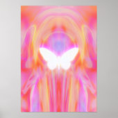 esthetische trippy butterfly aura poster (Voorkant)