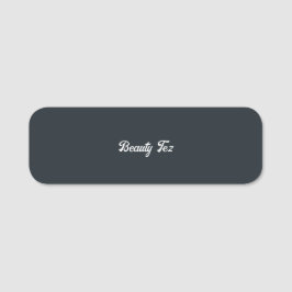 Esthetische Typografie Zwart Wit Grijs Naamplaatje