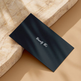 Esthetische Typografie Zwart Wit Grijs Visitekaartje