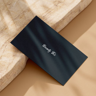 Esthetische Typografie Zwart Wit Grijs Visitekaartje