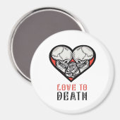 Esthetische Valentijn tot de dood ons scheidt Magneet (Voorkant / Achterkant)
