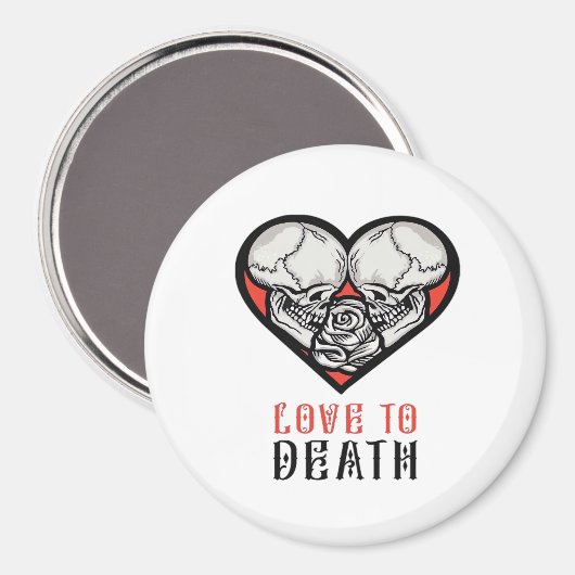 Esthetische Valentijn tot de dood ons scheidt Magneet (Voorkant / Achterkant)