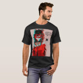 Esthetische Vaporwave Japans Futurisme Anime Retr T-shirt (Voorkant volledig)