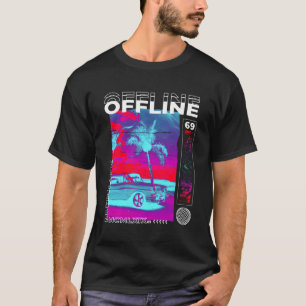 Esthetische Vaporwave Japans Futurisme Streetwear T-shirt