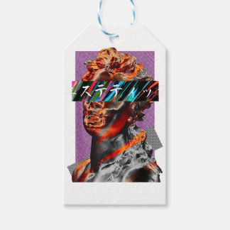 Esthetische Vaporwave Japanse Futurisme Cadeaulabel
