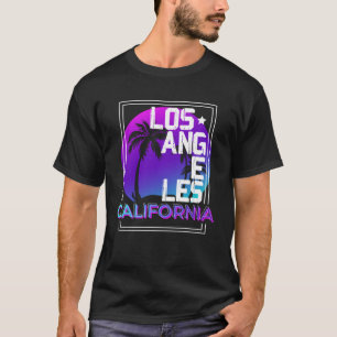 Esthetische Vaporwave Los Angeles California CA Re T-shirt