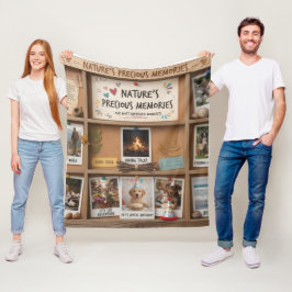 Esthetische vervaagde natuur- en huisdierenherinne fleece deken