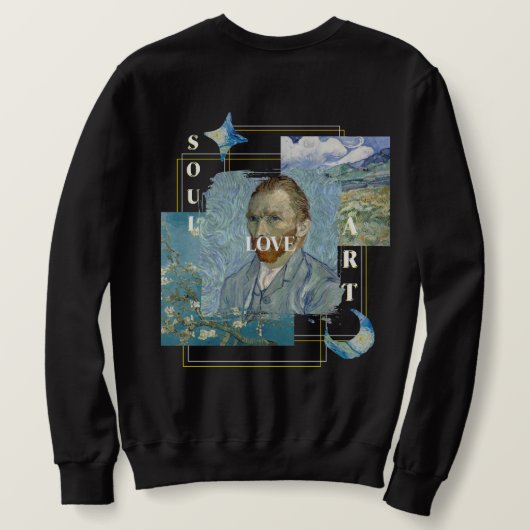 Esthetische Vincent Van Gogh Trui (Design achterkant)