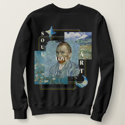 Esthetische Vincent Van Gogh Trui (Design achterkant)