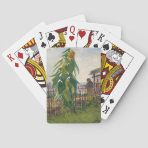 Esthetische Vintage Kunst Van Gogh Zonnebloem Tuin Pokerkaarten