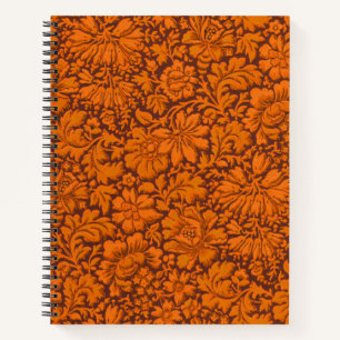 Esthetische Vintage overal bloemenprint Notitieboek