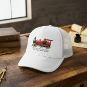 Esthetische vintage trein baseballpet trucker pet