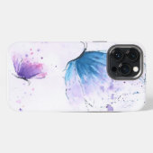 Esthetische vlinder aquarel iPhone Case Hoesje (Achterkant horizontaal)