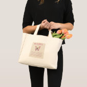 Esthetische vlinder canvas tas (Voorkant (product))