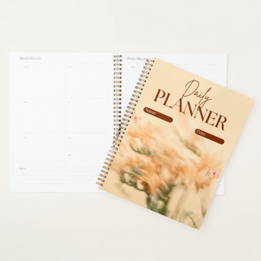 Esthetische Vlinder en Bloemendagplanner Planner (Display)