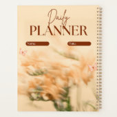 Esthetische Vlinder en Bloemendagplanner Planner (Achterkant)