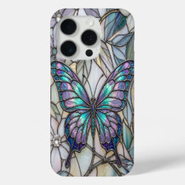 Esthetische Vlinder Mozaïek iPhone 15 Pro Case