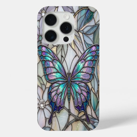 Esthetische Vlinder Mozaïek Case-Mate iPhone Case (Achterkant)