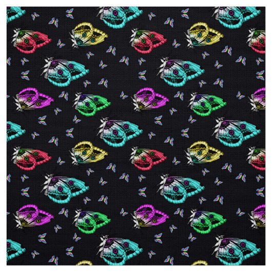 Esthetische vlinder stof (Swatch)