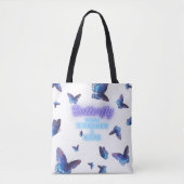 Esthetische Vlinder Transformatie en Groei Tote Bag (Voorkant)