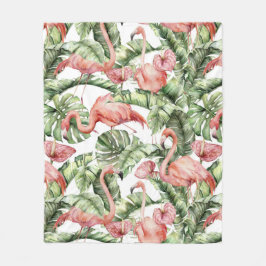 Esthetische vogels fleece deken