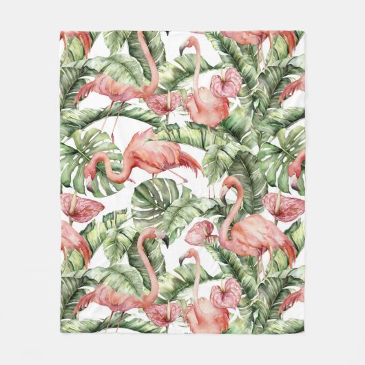 Esthetische vogels fleece deken (Voorkant)