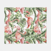 Esthetische vogels fleece deken (Voorkant (Horizontaal))