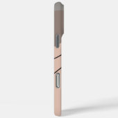 Esthetische Wavy Abstracte Art Neutral Telefoonhoe Case-Mate iPhone Case (Achterkant / Rechts)