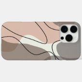 Esthetische Wavy Abstracte Art Neutral Telefoonhoe Case-Mate iPhone Case (Achterkant (horizontaal))