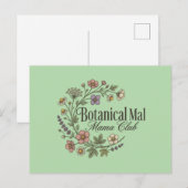 Esthetische Wilde Bloemenkrans Briefkaart (Voorkant / Achterkant)