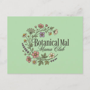 Esthetische Wilde Bloemenkrans Briefkaart