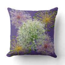 Esthetische Witte Knoflook Bloem Collage