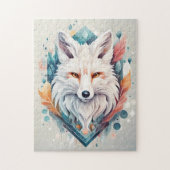 esthetische witte vos legpuzzel (Verticaal)