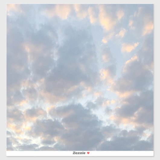 Esthetische Wolken Stickers (Vel)