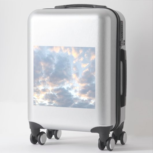 Esthetische Wolken Stickers (Koffer)
