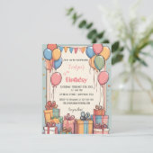 Esthetische zachte kleuren save the date (Staand voorkant)