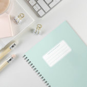 Esthetische zachte pastel effen kleur compositie notitieboek
