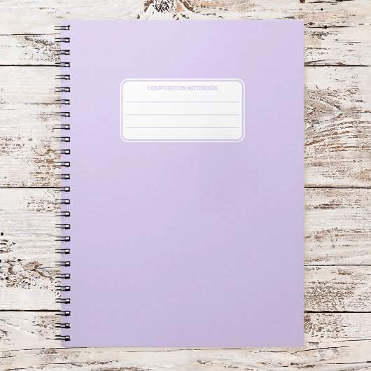 Esthetische zachte pastel effen kleur compositie notitieboek