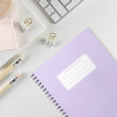 Esthetische zachte pastel effen kleur compositie notitieboek