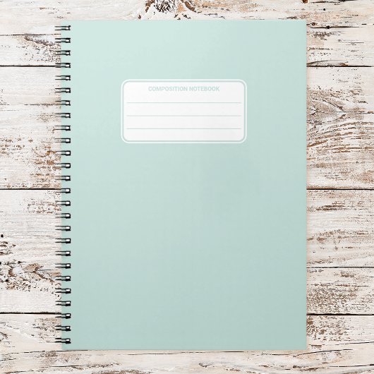 Esthetische zachte pastel effen kleur compositie notitieboek
